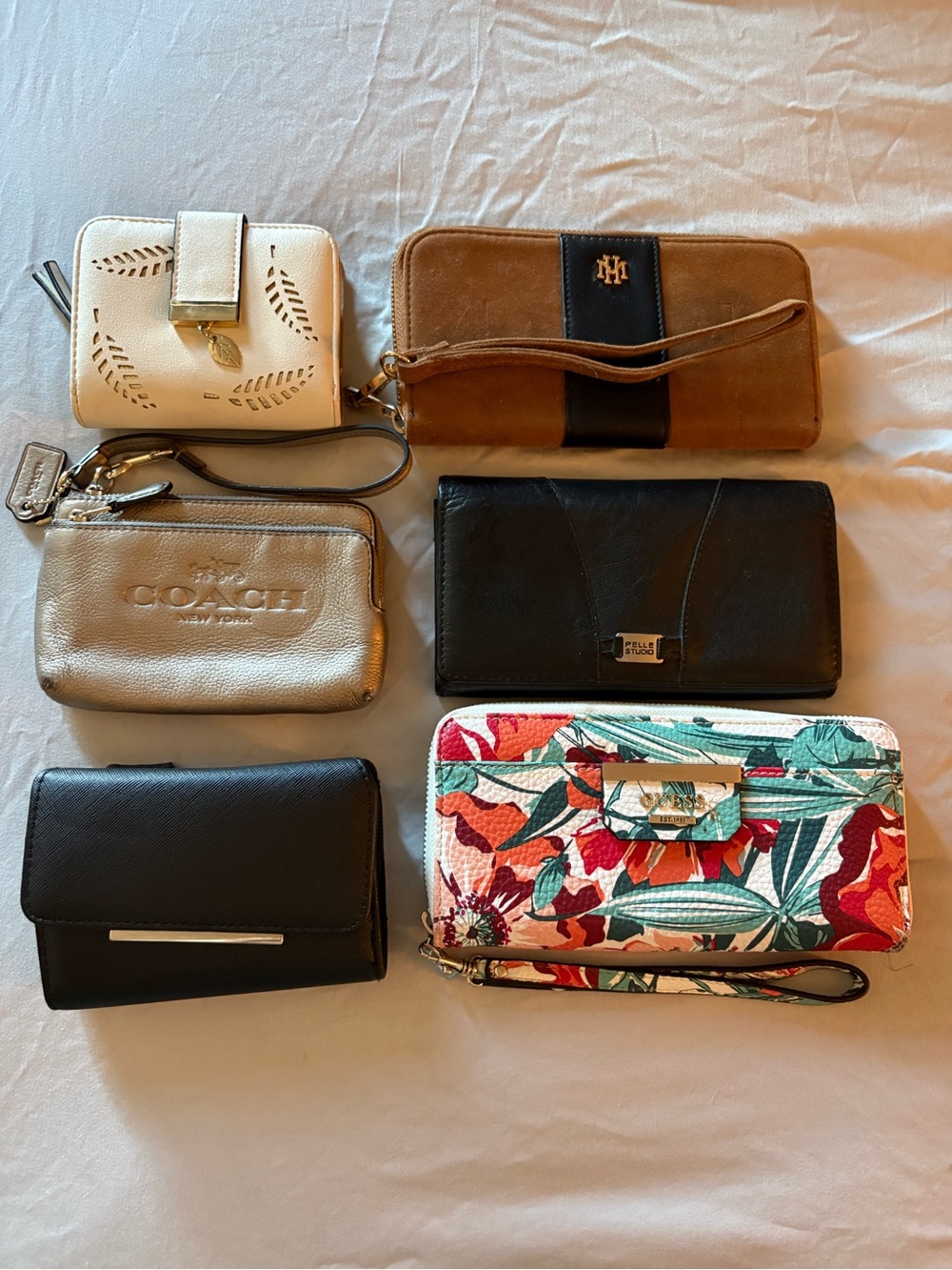 Lot of 6 Wallets of Assorted Brands